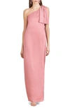 SACHIN & BABI CHELSEA ONE-SHOULDER A-LINE GOWN