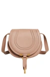 Chloé Small Marcie Leather Crossbody Bag In Woodrose 527