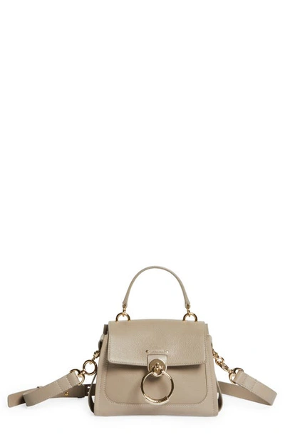 Chloé Mini Tess Day Bag In Grey