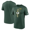 NIKE NIKE  GREEN GREEN BAY PACKERS LEGEND ICON PERFORMANCE T-SHIRT