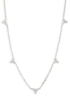 ROBERTO COIN DIAMONDS BY THE INCH STATION NECKLACE
