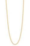 ARGENTO VIVO STERLING SILVER CUBAN CHAIN NECKLACE