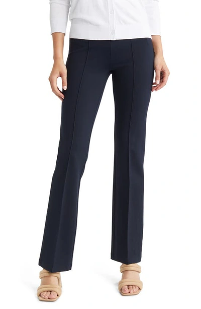 Lyssé Elysse Wide-leg Ponte Pants In Midnight