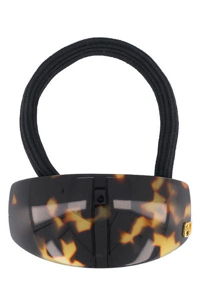 Alexandre De Paris Ponytail Holder In Tortoise