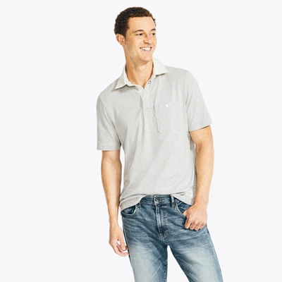 Nautica Mens  Jeans Co. Classic Fit Polo In Grey