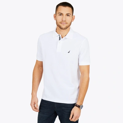 Nautica Mens Big & Tall Performance Classic Fit Deck Polo In White