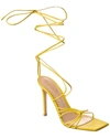 Gianvito Rossi Sylvie 105 Leather Sandal In Yellow