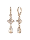 MARCHESA GOLD LACE STONE DROP EARRING
