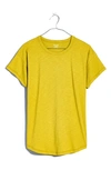 Madewell Whisper Cotton Crewneck T-shirt In Citrus Lime