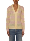 Marni Women's Embroidered Mohair Blend And Wool Blend Cardigan In Multicolor