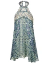 Isabel Marant Embroidered Floral Halterneck Top In Multicolor