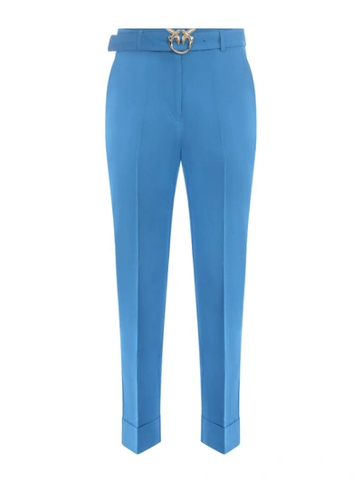 Pinko Plaza Trousers In Blue