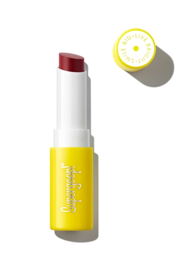 Supergoop Lipshade 100% Mineral Lip Color Spf 30 Sunscreen Love You More ! In Burgundy