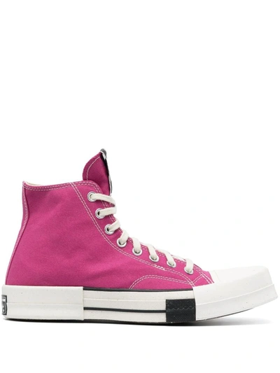 Rick Owens Drkshdw Pink Converse Edition Turbodrk Chuck 70 Sneakers