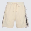 RITOS RITOS CREAM COTTON SHORTS