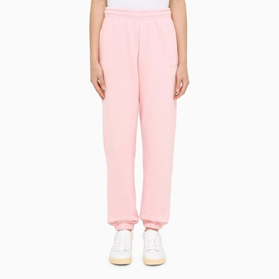 Rotate Birger Christensen Jogging Trousers With Logo In Pink