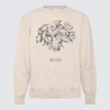 Saint Mxxxxxx Rose-print Crew-neck Sweatshirt