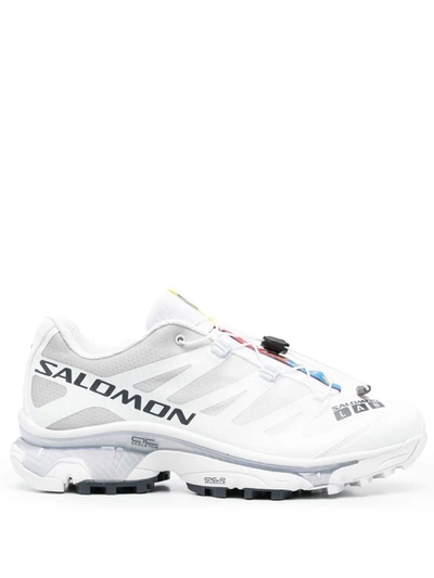 Salomon Panelled Drawstring Sneakers In White