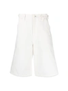 Jil Sander Short In Denim In White