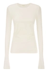 Sportmax Long-sleeved T-shirt In White