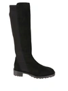Stuart Weitzman Under-the-knee 5050 Suede And Fabric Boots In <p><strong>gender:</strong> Women