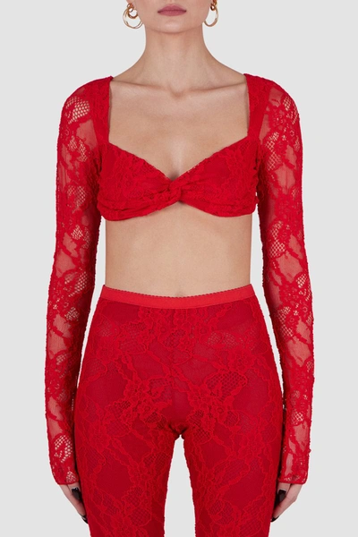 The Andamane Top In Red