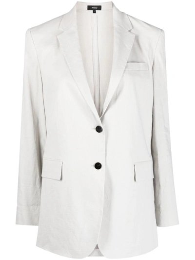 Theory Blazer  Woman In Grey