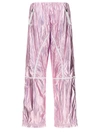 Tom Ford Laminated Track Pants In Purple
