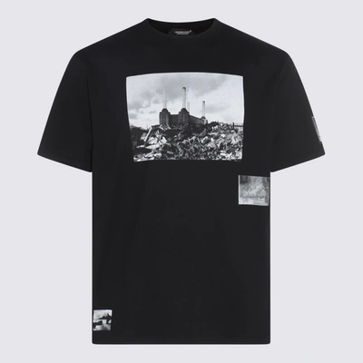 Undercover Black Cotton T-shirt In <p>black Cotton T-shirt From  Featuring Front Photograph Print, Round Neck, Short Sleeves