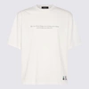UNDERCOVER UNDERCOVER WHITE AND BLACK COTTON T-SHIRT