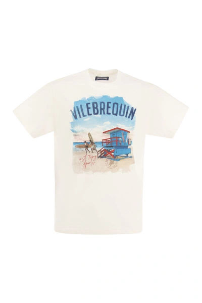 Vilebrequin T-shirt In Off White