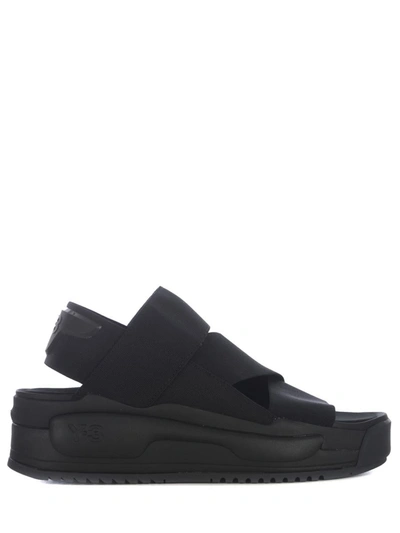 Y-3 Rivalry Sandal In Black