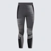 Y-3 Y-3 ADIDAS BLACK-GREY SKINNY TROUSERS