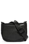 Aimee Kestenberg Women's All For Love Saddle Crossbody Bag In Black W Shiny Black