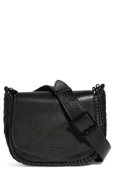 Aimee Kestenberg Women's All For Love Saddle Crossbody Bag In Black W Shiny Black In Multi