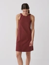 Frank + Oak Cotton-Linen Tank Dress in Hot Chocolate,101104