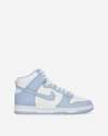 Nike Dunk High "aluminum" Sneakers In White