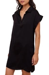 Bella Dahl Cap Sleeve Dress In Black