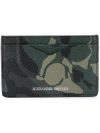 ALEXANDER MCQUEEN camo-print cardholder,325007D760N12116695