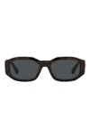 VERSACE BIGGIE 53MM ROUND SUNGLASSES