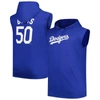 FANATICS FANATICS BRANDED MOOKIE BETTS ROYAL LOS ANGELES DODGERS NAME & NUMBER MUSCLE TANK HOODIE