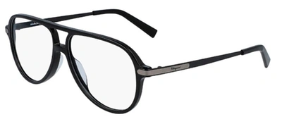 Ferragamo Sf2855 001 Navigator Eyeglasses In Clear