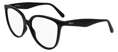 Ferragamo Sf2874 001 Butterfly Eyeglasses In Clear