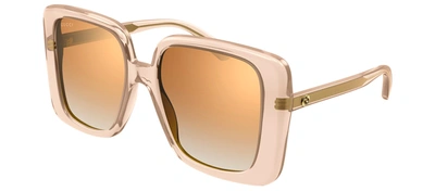 Gucci Gg1314s W 005 Oversized Square Sunglasses In Brown