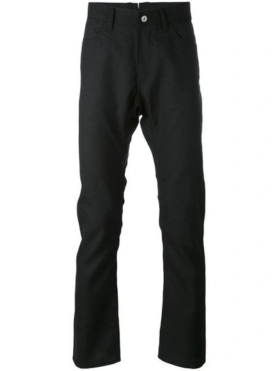 Junya Watanabe Straight-leg Trousers In Black