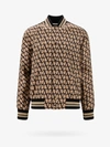 Valentino Toile Iconographe Print Bomber Jacket In Beige