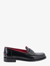 Ferragamo Debossed-logo Leather Loafers In Black