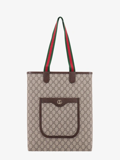 Gucci Ophidia Gg S号托特包 In Beige