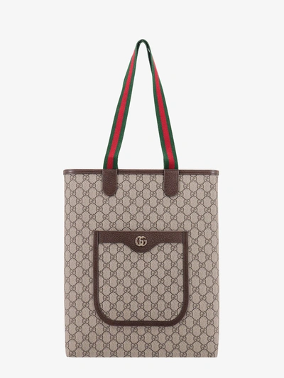 Gucci Ophidia Gg Canvas Tote Bag In Beige