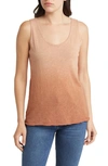 Treasure & Bond Ombré Knit Tank In Beige Tuscany- Rust